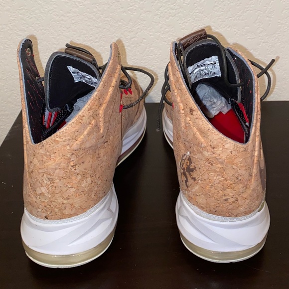 Lebron X Ten EXT QS Package Cork Denim Suede Hazel - Picture 16 of 16